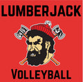Lumberjack Volleyball Black Lettering