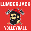 Lumberjack Volleyball White Lettering