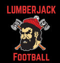 Lumberjack Football Red Lettering