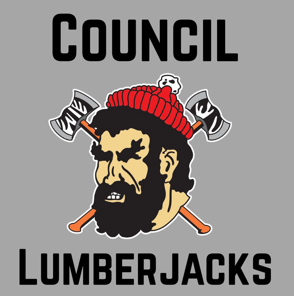 Council Lumberjack Black Lettering