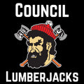Council Lumberjacks White Lettering
